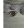 925 Sterling Silver Gold Plated Virgin Mary Ring Size 9