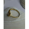 925 Sterling Silver Gold Plated Virgin Mary Ring Size 9