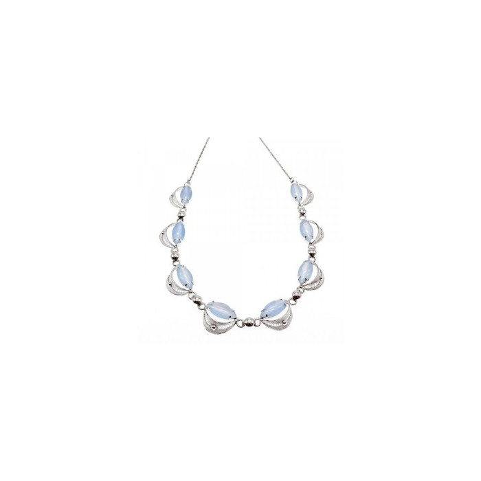 925 Sterling Silver Moonstone Necklace