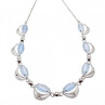 925 Sterling Silver Moonstone Necklace