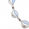 925 Sterling Silver Moonstone Necklace