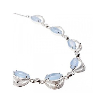 925 Sterling Silver Moonstone Necklace
