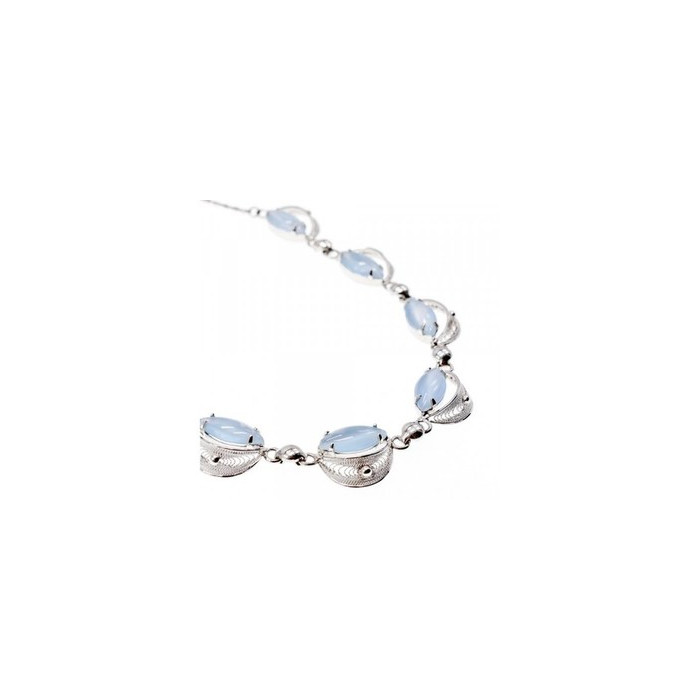 925 Sterling Silver Moonstone Necklace