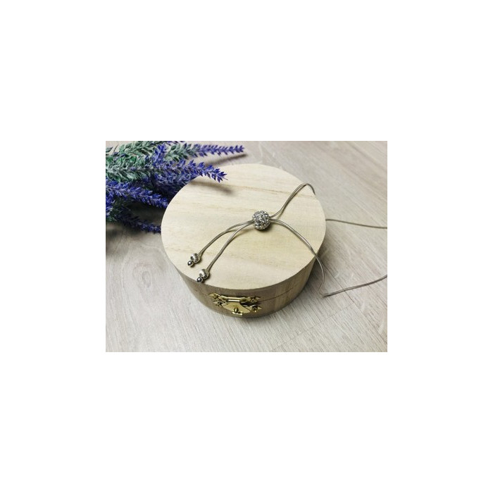 925 Sterling Silver CZ Chain with Charm