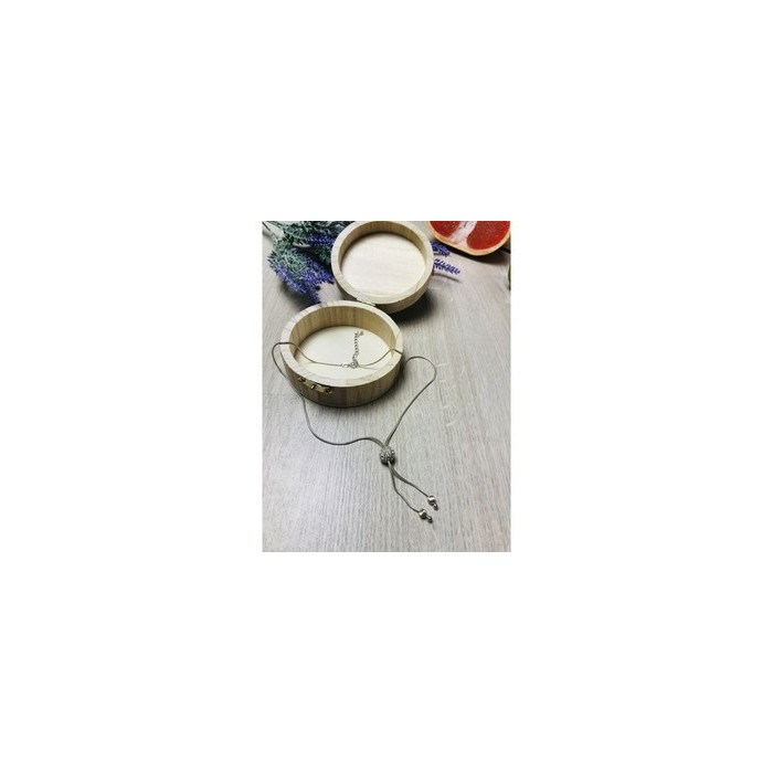 925 Sterling Silver CZ Chain with Charm