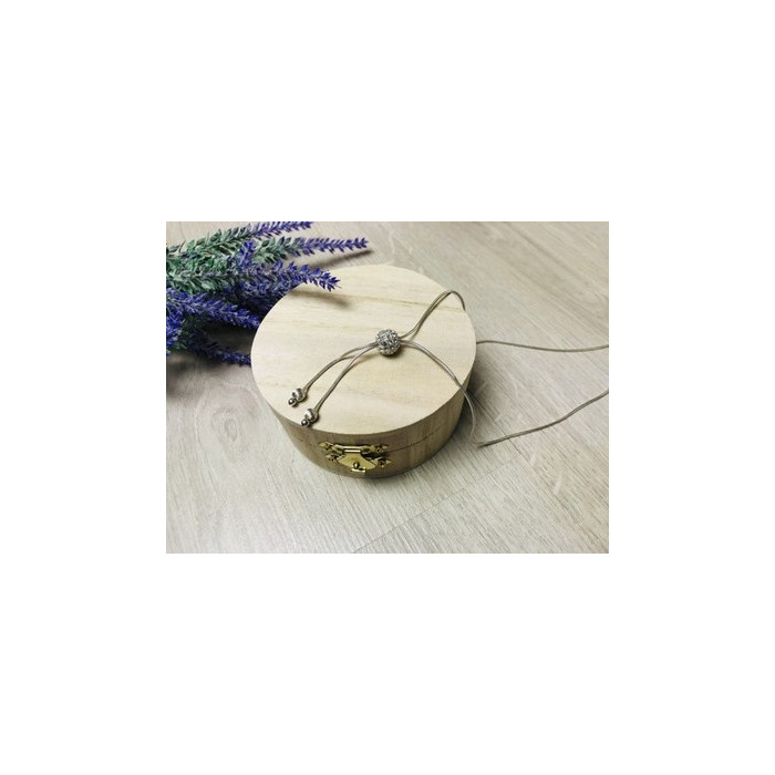 925 Sterling Silver CZ Chain with Charm