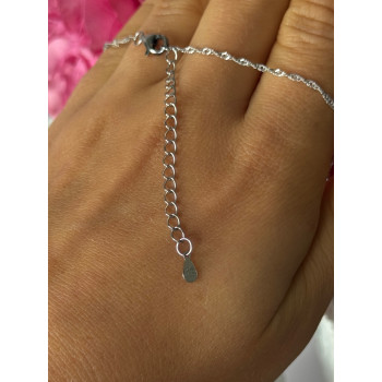 DK 925 Sterling Silver Chariote Necklace Length 20/18 inch