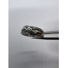 925 Sterling Silver Colorless Sapphire Ring Size 7