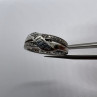 Vintage 925 Sterling Silver Colorless Sapphire Ring Size 7