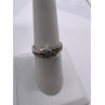 925 Sterling Silver Colorless Sapphire Ring Size 7