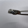 Vintage 925 Sterling Silver Colorless Sapphire Ring Size 7