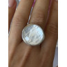 925 Sterling Silver Abalone Ring Size 10