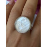 925 Sterling Silver Abalone Ring Size 10
