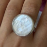 925 Sterling Silver Abalone Ring Size 10