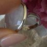 925 Sterling Silver Abalone Ring Size 10