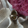 Vintage 925 Sterling Silver Abalone & Marcasite Ring Size 9