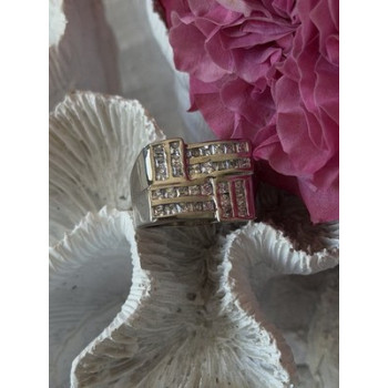 Elegant Design 925 Sterling Silver Beryl Ring Size 10