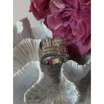 Elegant Design 925 Sterling Silver Beryl Ring Size 10