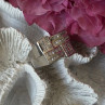 Elegant Design 925 Sterling Silver Beryl Ring Size 10