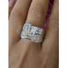 Elegant Design 925 Sterling Silver Beryl Ring Size 10