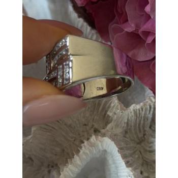 Elegant Design 925 Sterling Silver Beryl Ring Size 10