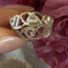 Deb Guyot 925 Sterling Silver White Topaz Band Ring Size 7