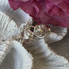 Deb Guyot 925 Sterling Silver White Topaz Band Ring Size 7