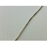925 Sterling Silver Gold Plated Chain Italy 24 in