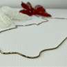 925 Sterling Silver Gold Plated Chain Italy 24 in