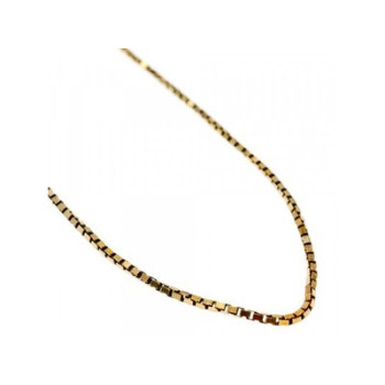 925 Sterling Silver Gold Plated Chain Italy 24 in