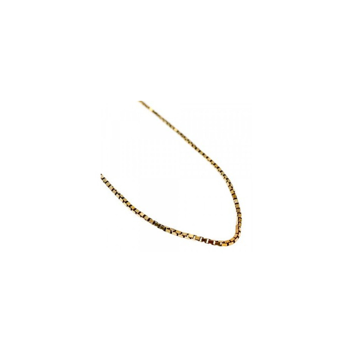 925 Sterling Silver Gold Plated Chain Italy 24 in