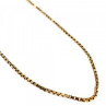 925 Sterling Silver Gold Plated Chain Italy 24 in