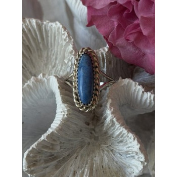 Vintage 925 Sterling Silver Turquoise Ring Size 6