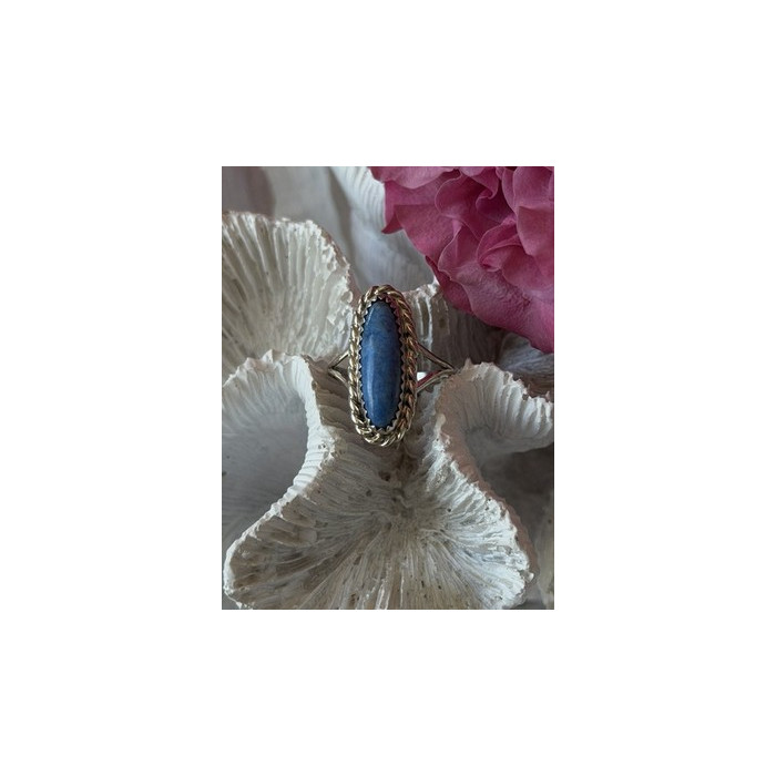 Vintage 925 Sterling Silver Turquoise Ring Size 6