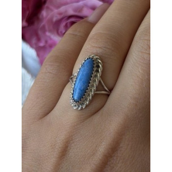 Vintage 925 Sterling Silver Turquoise Ring Size 6