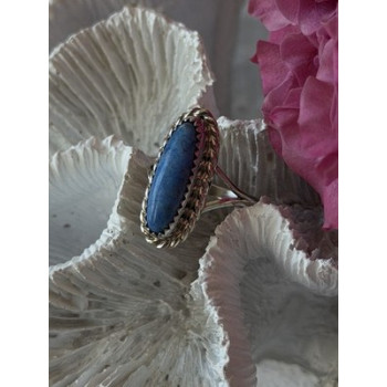 Vintage 925 Sterling Silver Turquoise Ring Size 6