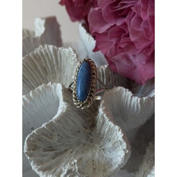 Vintage 925 Sterling Silver Turquoise Ring Size 6