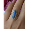 Vintage 925 Sterling Silver Turquoise Ring Size 6