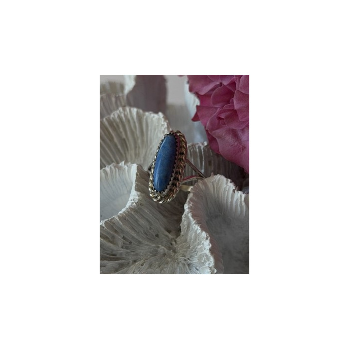 Vintage 925 Sterling Silver Turquoise Ring Size 6