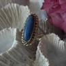Vintage 925 Sterling Silver Turquoise Ring Size 6