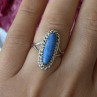 Vintage 925 Sterling Silver Turquoise Ring Size 6