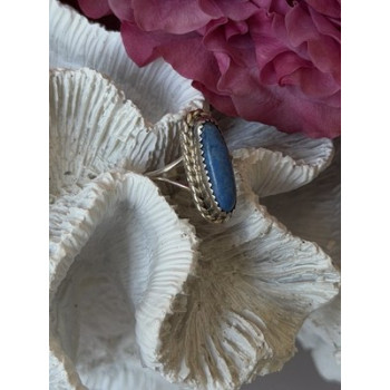 Vintage 925 Sterling Silver Turquoise Ring Size 6