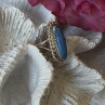 Vintage 925 Sterling Silver Turquoise Ring Size 6
