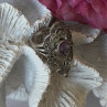 Vintage 925 Sterling Silver Amethyst & Marcasite Ring Size 9