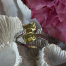 925 Sterling Silver Citrine Ring Size 10