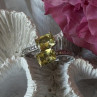 925 Sterling Silver Citrine Ring Size 10