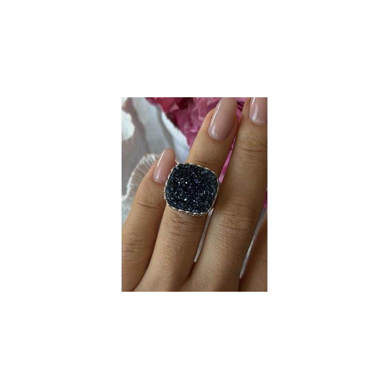 Beautiful 925 Sterling Silver Marcasite Ring Size 5