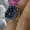 Beautiful 925 Sterling Silver Marcasite Ring Size 5