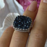 Beautiful 925 Sterling Silver Marcasite Ring Size 5