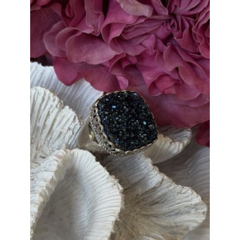 Beautiful 925 Sterling Silver Marcasite Ring Size 5